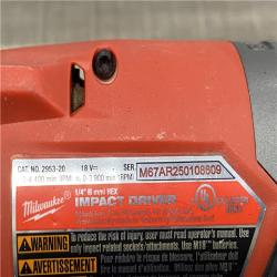 AS-IS Milwaukee FUEL 18V Lithium-Ion Brushless Cordless Hammer Drill and Impact Driver Combo Kit