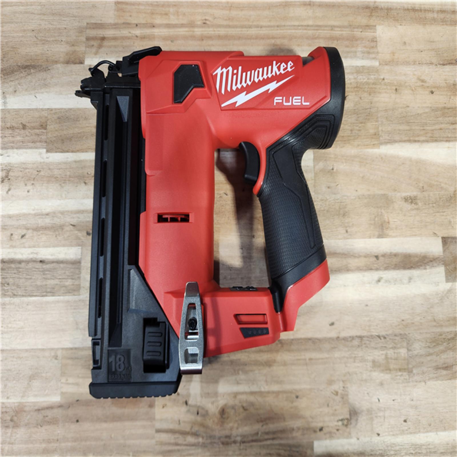 HOUSTON LOCATION - AS-IS Milwaukee FUEL 12-Volt Lithium-Ion Brushless Cordless 18-Gauge 1-1/2 in. Compact Brad Nailer (Tool Only)