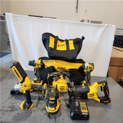 AS-IS- 20V Lithium-Ion Cordless 8-Tool Combo Kit with (2) 5.0 Ah Batteries and Charger