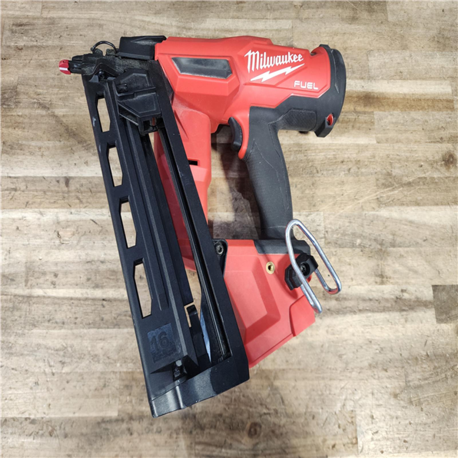 HOUSTON LOCATION - AS-IS Milwaukee FUEL 18-Volt Lithium-Ion Brushless Cordless Gen II 16-Gauge Angled Finish Nailer (Tool-Only)