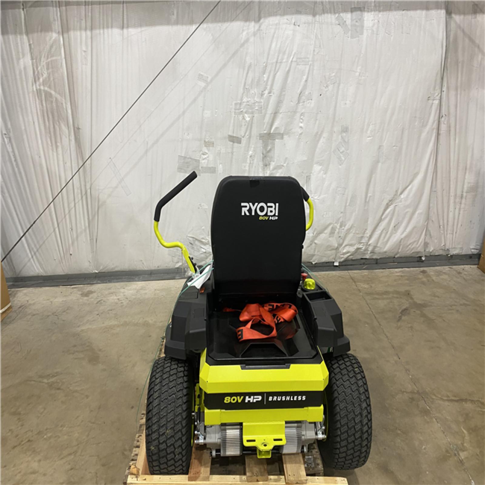 Houston Location - AS-IS Tool Pallet RYOBI ZR3 80V HP SIT DOWN MOWER