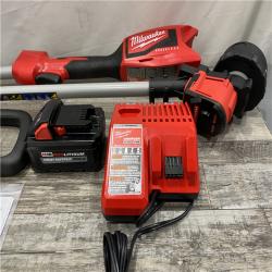 AS-IS Milwaukee Brushless 18V 16 in. Cordless Battery Powered String Trimmer Kit