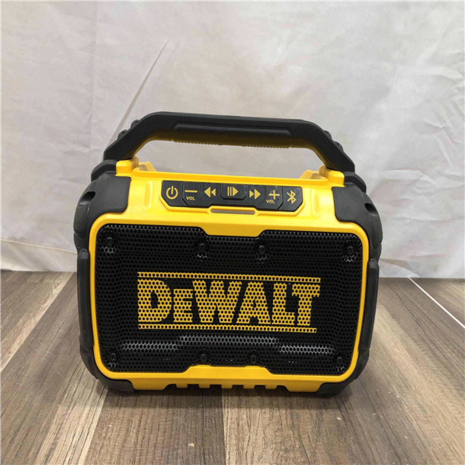 AS-IS DEWALT 20V MAX Cordless Bluetooth Speaker (Tool Only)