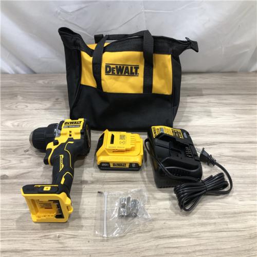 AS-IS DEWALT Atomic 20V Lithium-Ion Cordless Compact 1/2 in. Drill/Driver Kit
