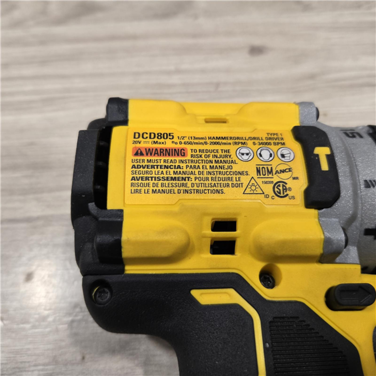AS-IS DEWALT 20V Compact Cordless 1/2 in. Hammer Drill (Tool-Only)