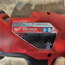 HOUSTON LOCATION - AS - IS Milwaukee FUEL 18-Volt Lithium-Ion Brushless Cordless Gen II 18-Gauge Brad Nailer (Tool-Only)