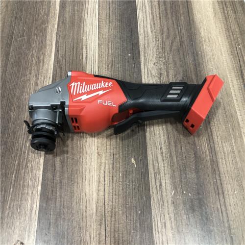 AS-IS Milwaukee  FUEL 18-Volt Lithium-Ion Brushless Cordless 4-1/2 in./6 in. Braking Grinder with Paddle Switch (Tool-Only)