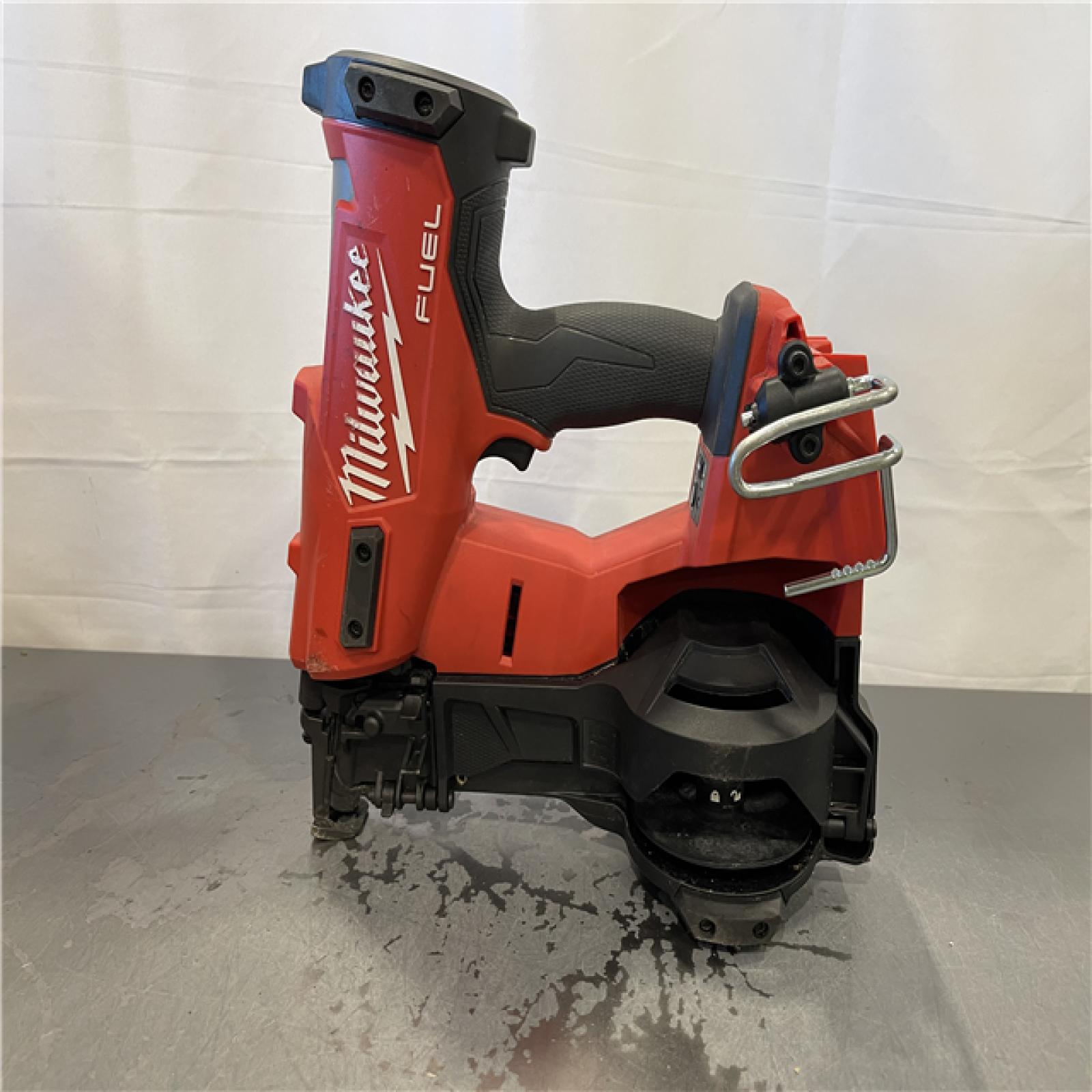 AS-IS - Milwaukee M18 FUEL 18-Volt Lithium-Ion Brushless Cordless Coil Roofing Nailer