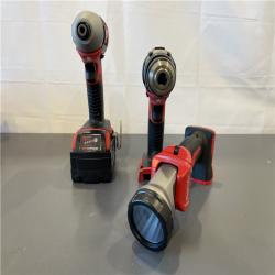 AS-IS - Milwaukee M18 18-Volt Lithium-Ion Cordless Combo Kit 7-Tool with 2-Batteries, Charger and Tool Bag