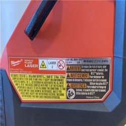 AS-IS Milwaukee 12-Volt Lithium-Ion Cordless Green 250 ft. 3-Plane Laser Level Kit