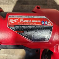 HOUSTON LOCATION - AS-IS (APPEARS LIKE NEW) Milwaukee FUEL 3-1/2 in. 18-Volt 30-Degree Lithium-Ion Brushless Cordless Framing Nailer (Tool-Only)
