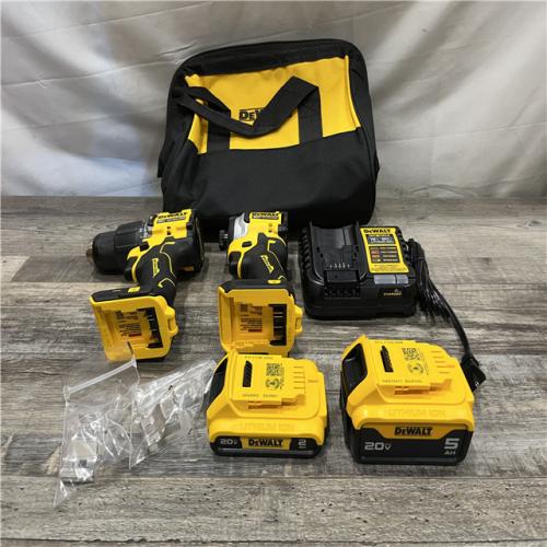 AS-IS DEWALT ATOMIC 20V MAX Lithium-Ion Cordless 2-Tool Combo Kit