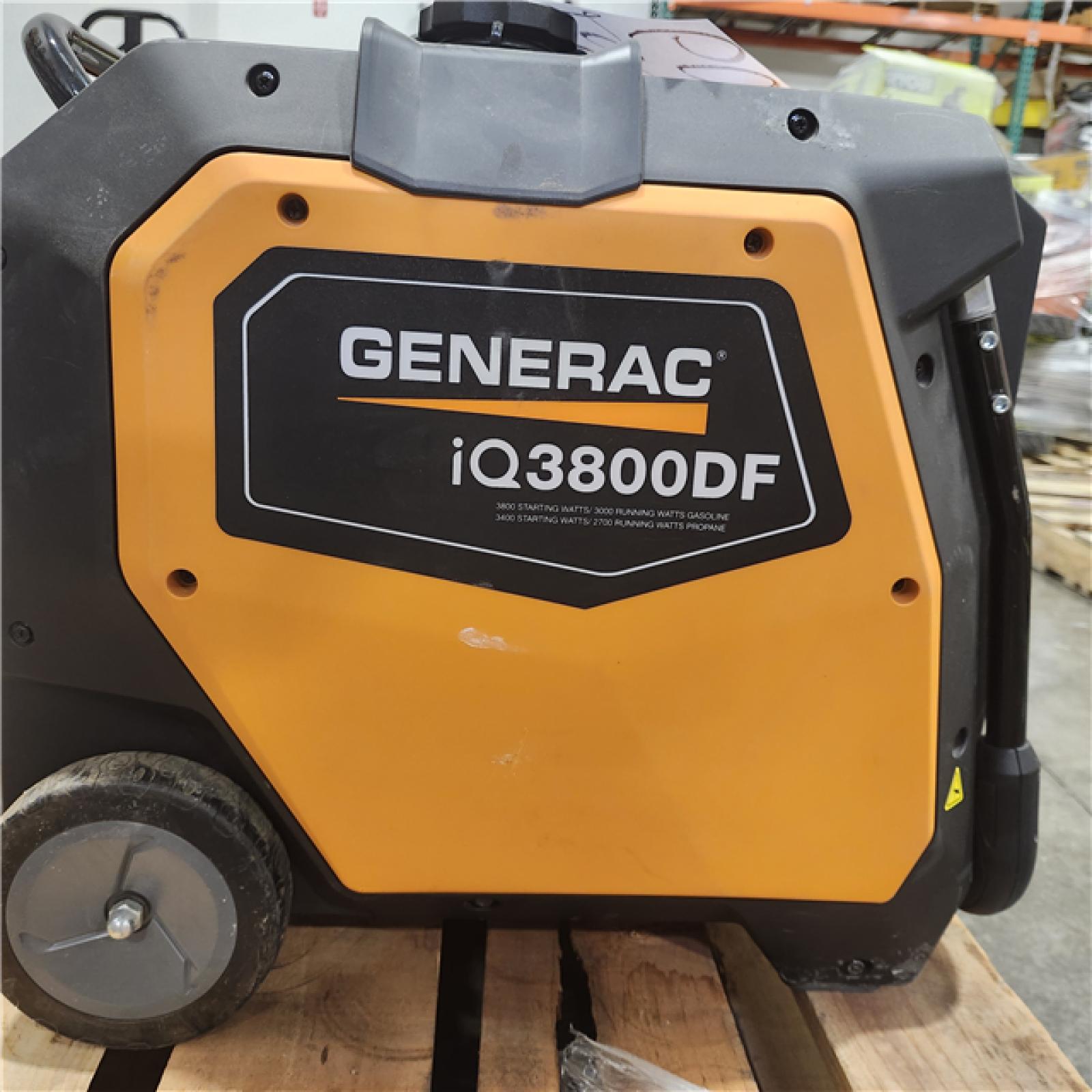 Dallas Location - As-Is Generac 3800/3000-Watt Dual Fuel Inveter Generator(Lot Of 2)