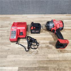 HOUSTON LOCATION - AS - IS Milwaukee FUEL 18V Lithium-Ion Brushless Cordless 1/2 in. Impact Wrench with Friction Ring W/ BATTERY & CHARGER