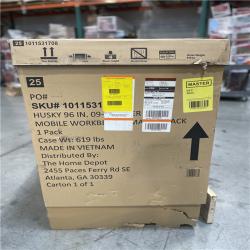 DALLAS LOCATION- AS-IS HUSKY 96 IN MOBILE WORKBENCH MATTE BLACK
