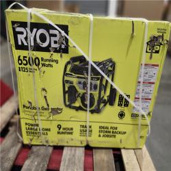 Dallas Location - NEW-  RYOBI 8125-Watt Gasoline Powered Portable Generator