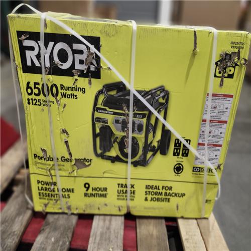 Dallas Location - NEW-  RYOBI 8125-Watt Gasoline Powered Portable Generator