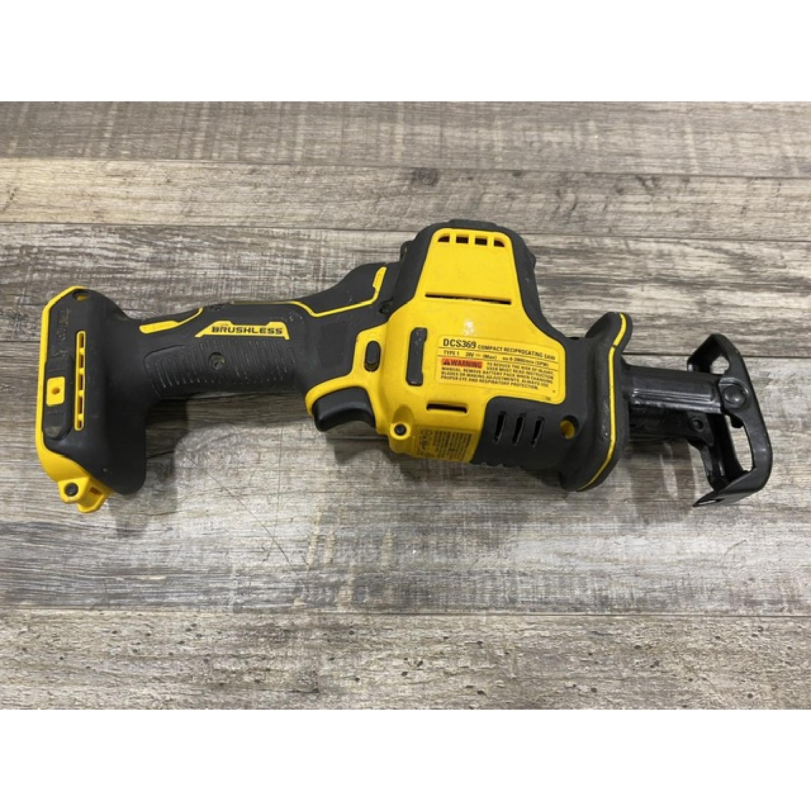 AS-IS DEWALT ATOMIC 20V MAX Cordless Brushless Compact Reciprocating Saw (Tool Only)
