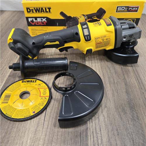 GOOD DEWALT 60V MAX Cordless Brushless 4.5 in. to 6 in. Small Angle Grinder with Kickback Brake (Tool Only)
