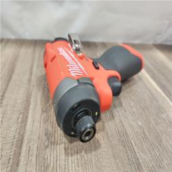 AS-IS- Milwaukee M12 FUEL 12 V 1/4 in. Cordless Brushless Impact Driver (TOOL ONLY)
