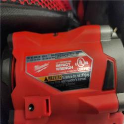 Phoenix Location NEW Milwaukee M12 FUEL 12V Lithium-Ion Brushless Cordless Stubby 1/2 in. Impact Wrench Kit with One 4.0 and One 2.0Ah Batteries 2555-22