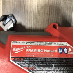 AS-IS Milwaukee  FUEL 3-1/2 in. 18-Volt 30-Degree Lithium-Ion Brushless Cordless Framing Nailer (Tool-Only)
