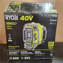 Phoenix NEW RYOBI 40V 1800-Watt Portable Battery Inverter Power Station and 4-Port Charger (Tool Only)