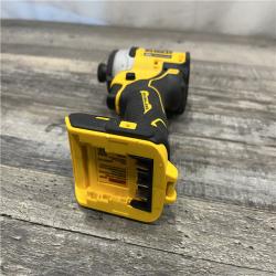 AS-IS DEWALT ATOMIC 20V MAX Cordless Brushless Compact 1/4 in. Impact Driver (Tool Only)