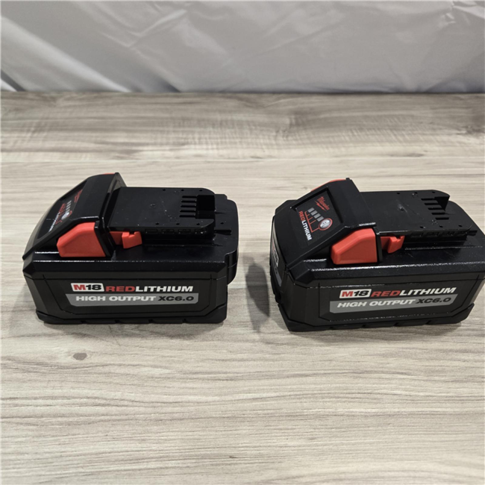 LIKE NEW! - Milwaukee 18-Volt Lithium-Ion High Output Starter Kit with Two 6.0 Ah Battery and Charger