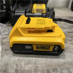 AS-IS DEWALT 20V MAX Lithium-Ion 15-Degree Electric Cordless Roofing Nailer Kit
