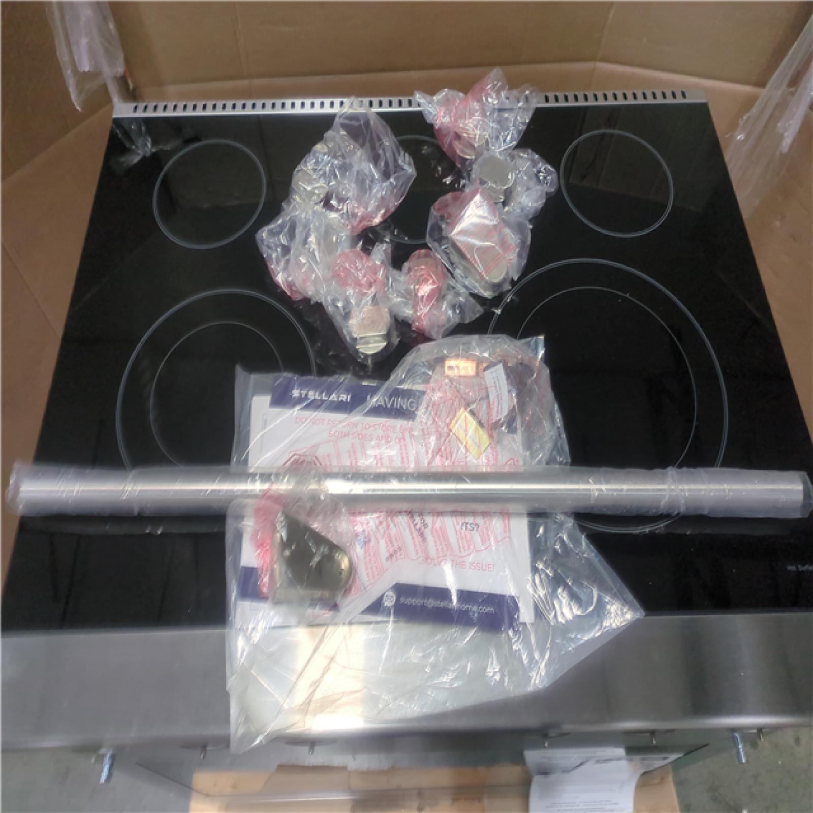 CALIFORNIA AS-IS STELLARI ELECTRIC BURNER AND OVEN