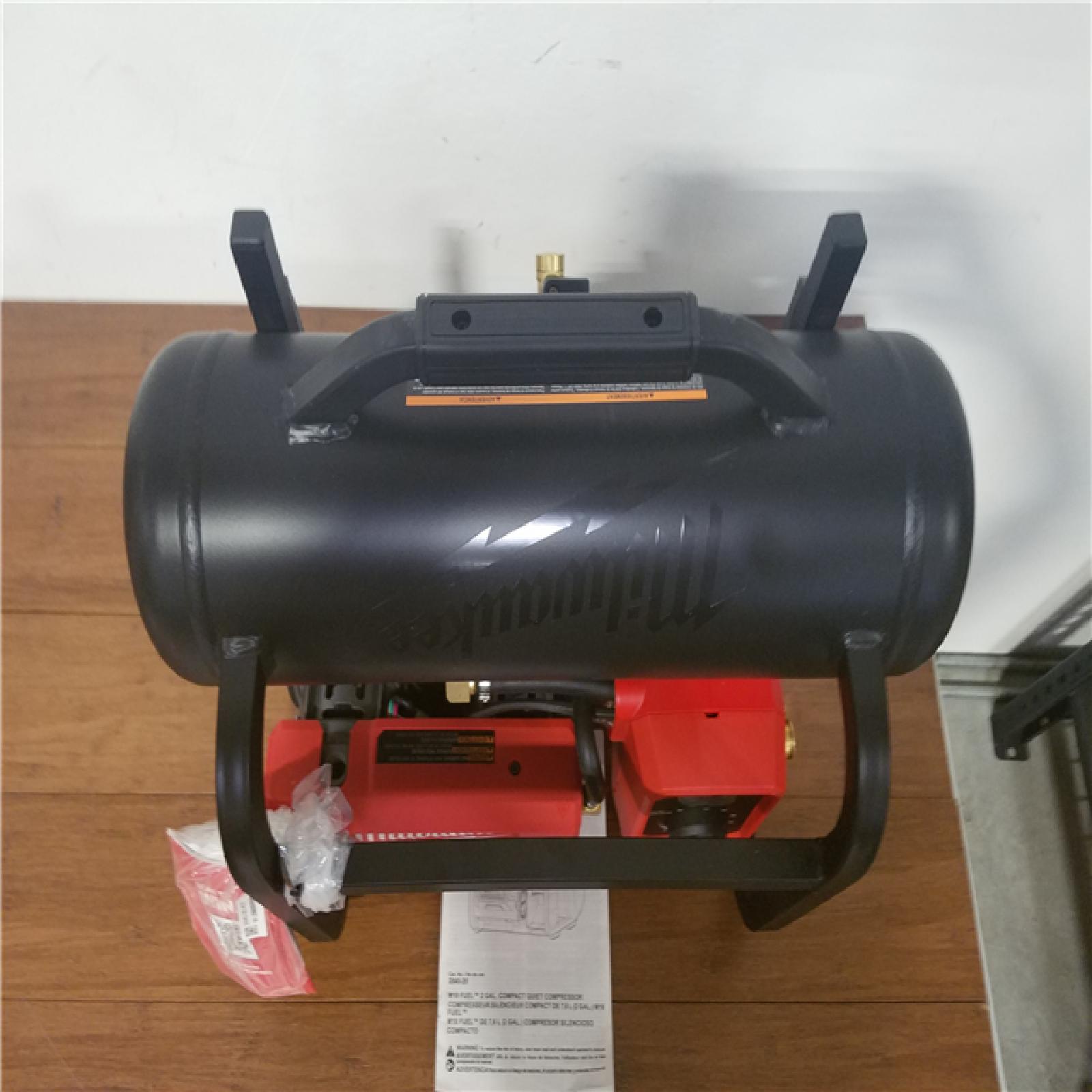 CALIFORNIA NEW MILWAUKEE M18 FUEL 2 GALLON COMPACT QUIET COMPRESSOR TOOL ONLY