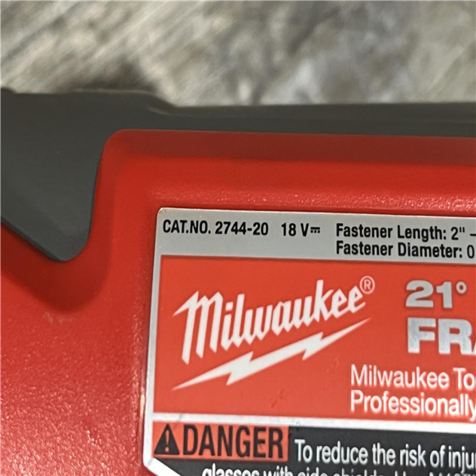 AS-IS Milwaukee  FUEL 3-1/2 in. 18-Volt 21-Degree Lithium-Ion Brushless Cordless Framing Nailer (Tool-Only)