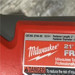AS-IS Milwaukee  FUEL 3-1/2 in. 18-Volt 21-Degree Lithium-Ion Brushless Cordless Framing Nailer (Tool-Only)