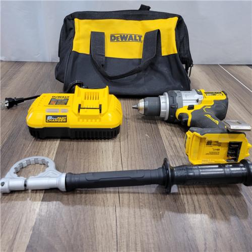 AS-IS DEWALT 20V XR Lithium-Ion Cordless Hammer Drill Kit with  Charger and Kit Bag