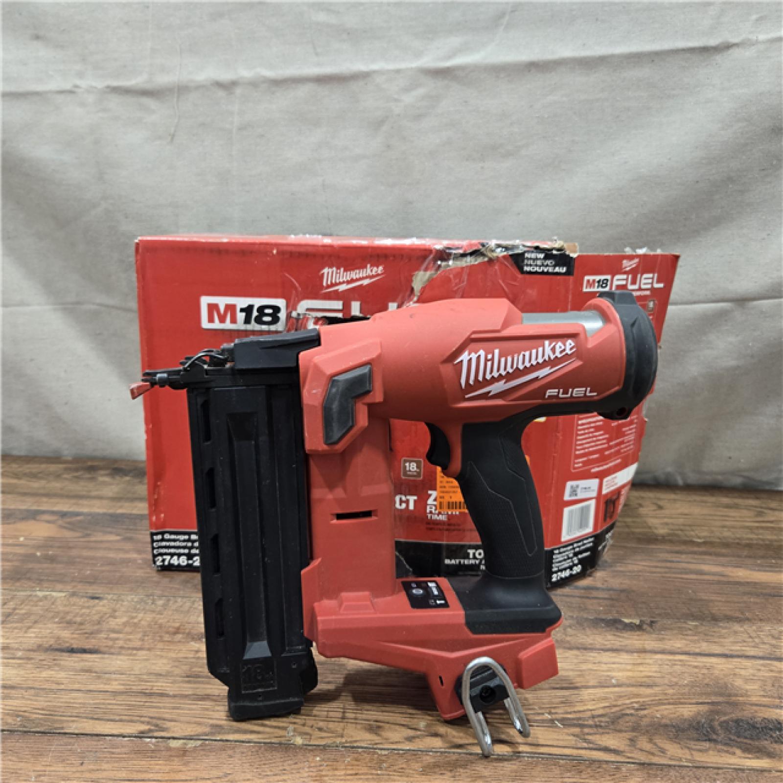 AS-IS Milwaukee M18 FUEL 18 Gauge Brad Nailer