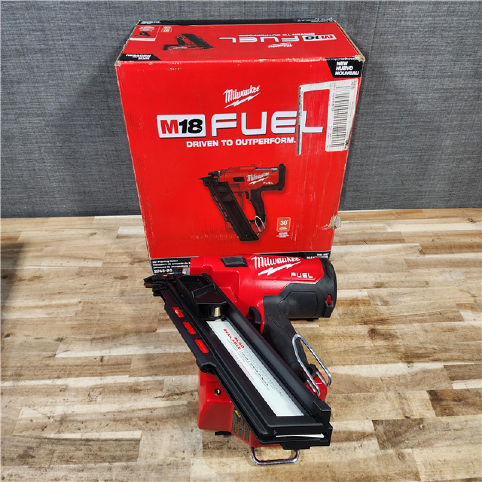 HOUSTON LOCATION - AS-IS Milwaukee FUEL 3-1/2 in. 18-Volt 30-Degree Lithium-Ion Brushless Cordless Framing Nailer (Tool-Only)