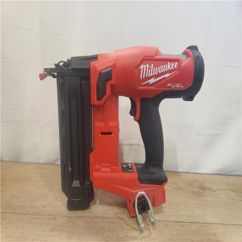 AS-IS- Milwaukee FUEL 18-Volt Lithium-Ion Brushless Cordless Gen II 18-Gauge Brad Nailer (Tool-Only)