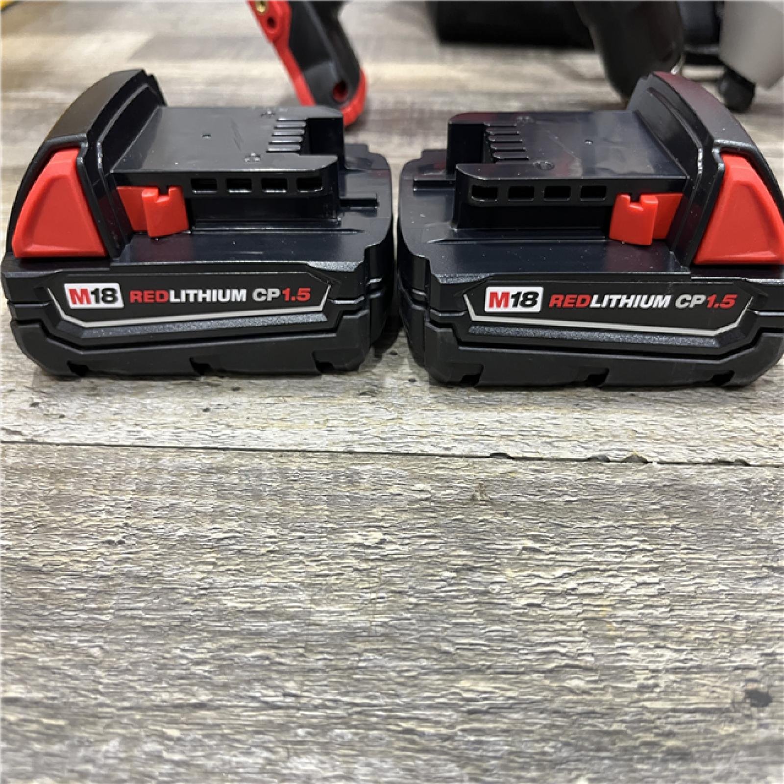 AS-IS Milwaukee 18V Lithium-Ion Cordless Drill Driver/Impact Driver Combo Kit