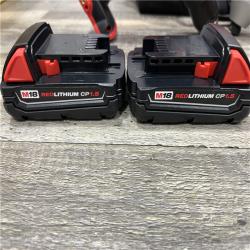 AS-IS Milwaukee 18V Lithium-Ion Cordless Drill Driver/Impact Driver Combo Kit