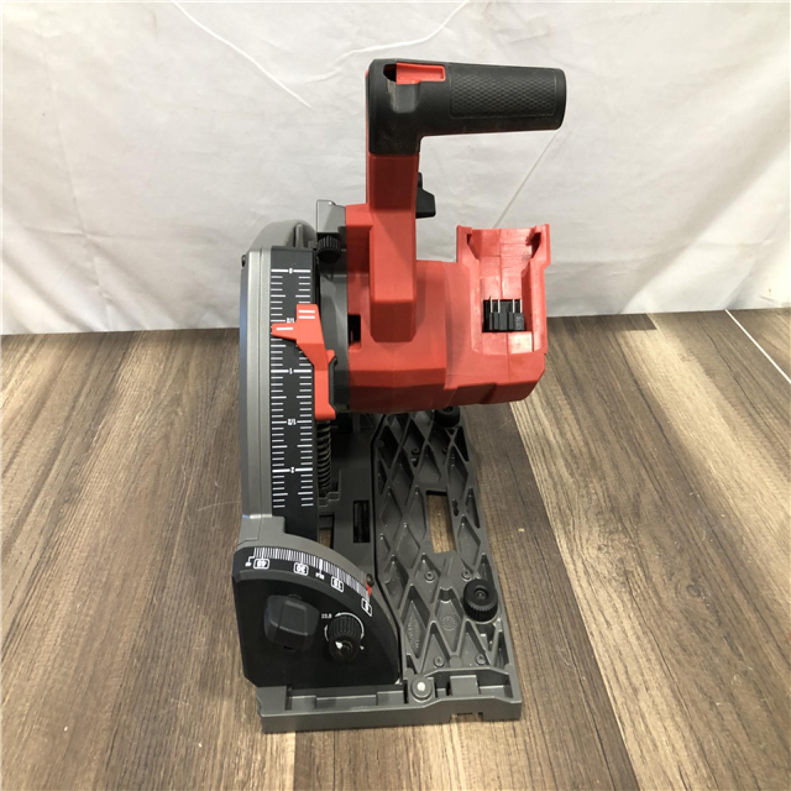 AS-IS Milwaukee FUEL 18V Lithium-Ion Cordless Brushless 6-1/2 in. Plunge Cut Track Saw (Tool-Only)