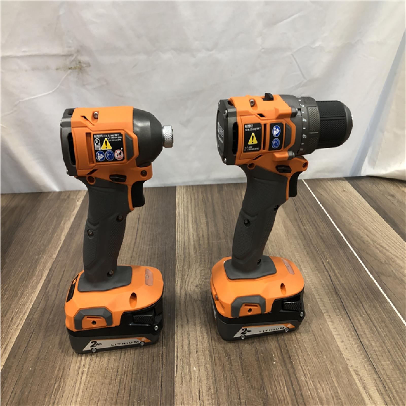 AS-IS RIDGID 18V SubCompact Brushless 2-Tool Combo Kit