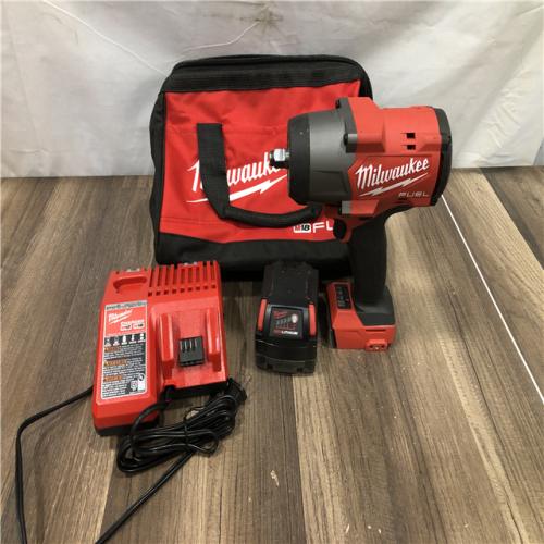AS-IS Milwaukee FUEL 18V Lithium-Ion Brushless Cordless 1/2 in. Impact Wrench w/Friction Ring Kit
