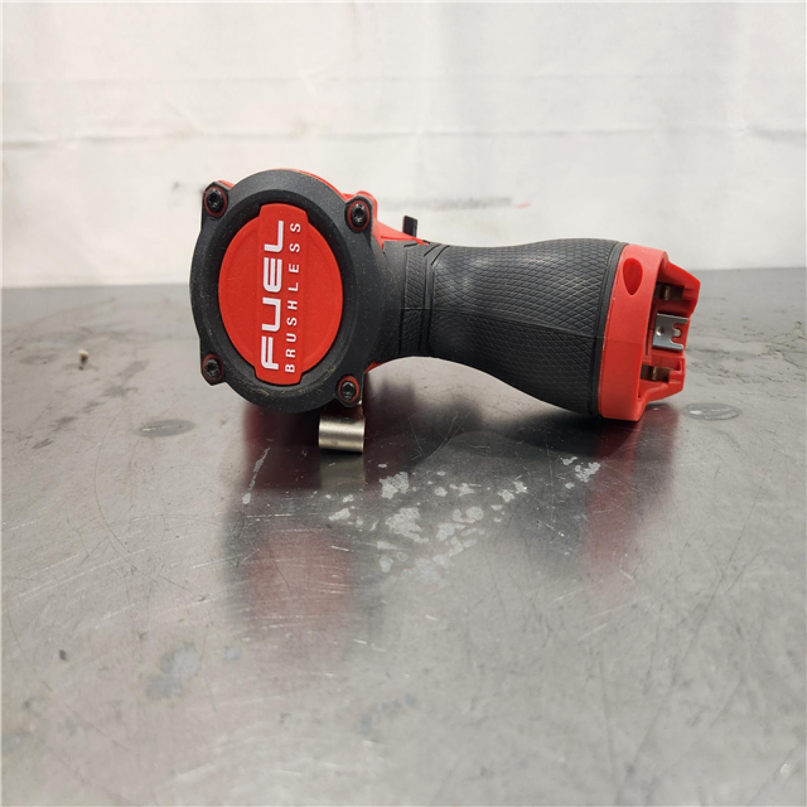 AS-IS- Milwaukee  FUEL 12V Lithium-Ion Brushless Cordless Stubby 3/8 in. Impact Wrench (Tool-Only)