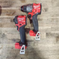 HOUSTON LOCATION - AS-IS MILWAUKEE FUEL 18V Lithium-Ion Brushless Cordless Hammer Drill and Impact Driver Combo Kit (2-Tool) with 2 Batteries