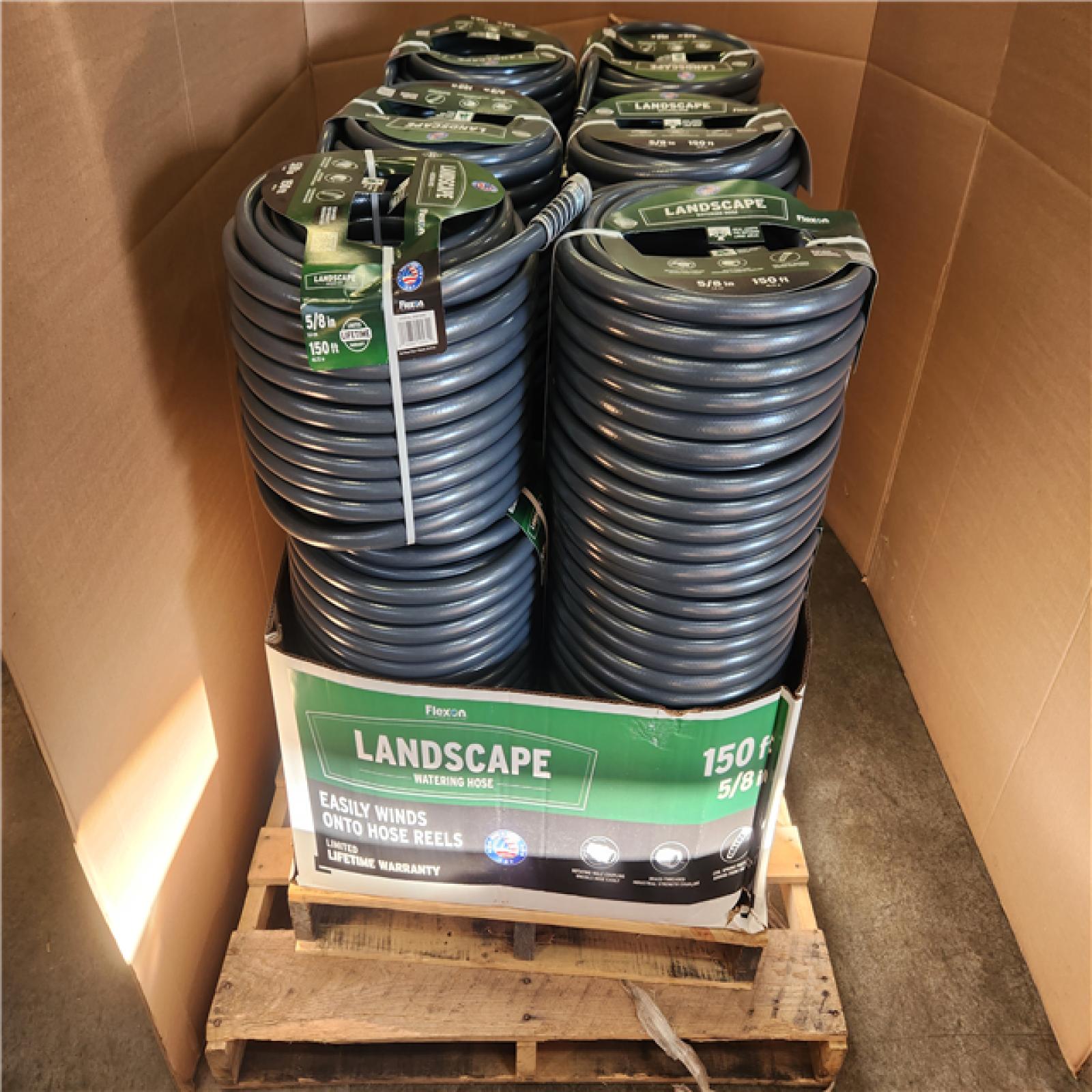 Phoenix NEW Flexon 5/8 in. Dia x 150 ft. Supreme Duty Water Hose Pallet (18-Hoses)