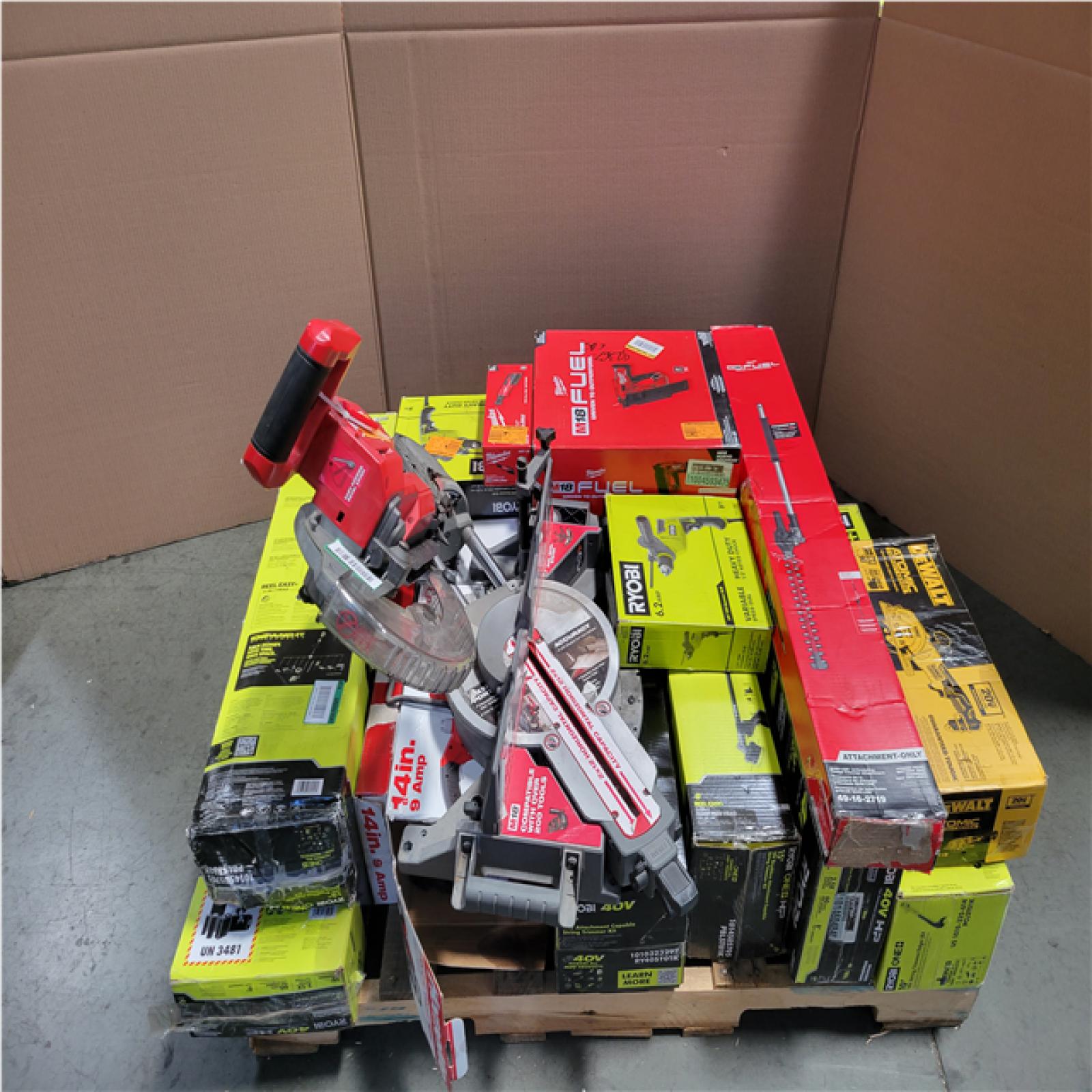 CALIFORNIA AS-IS TOOL PALLET