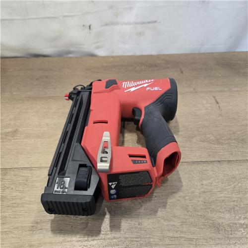 AS-IS Milwaukee FUEL 12V Cordless 18-Gauge 1-1/2 in. Compact Brad Nailer (Tool Only)