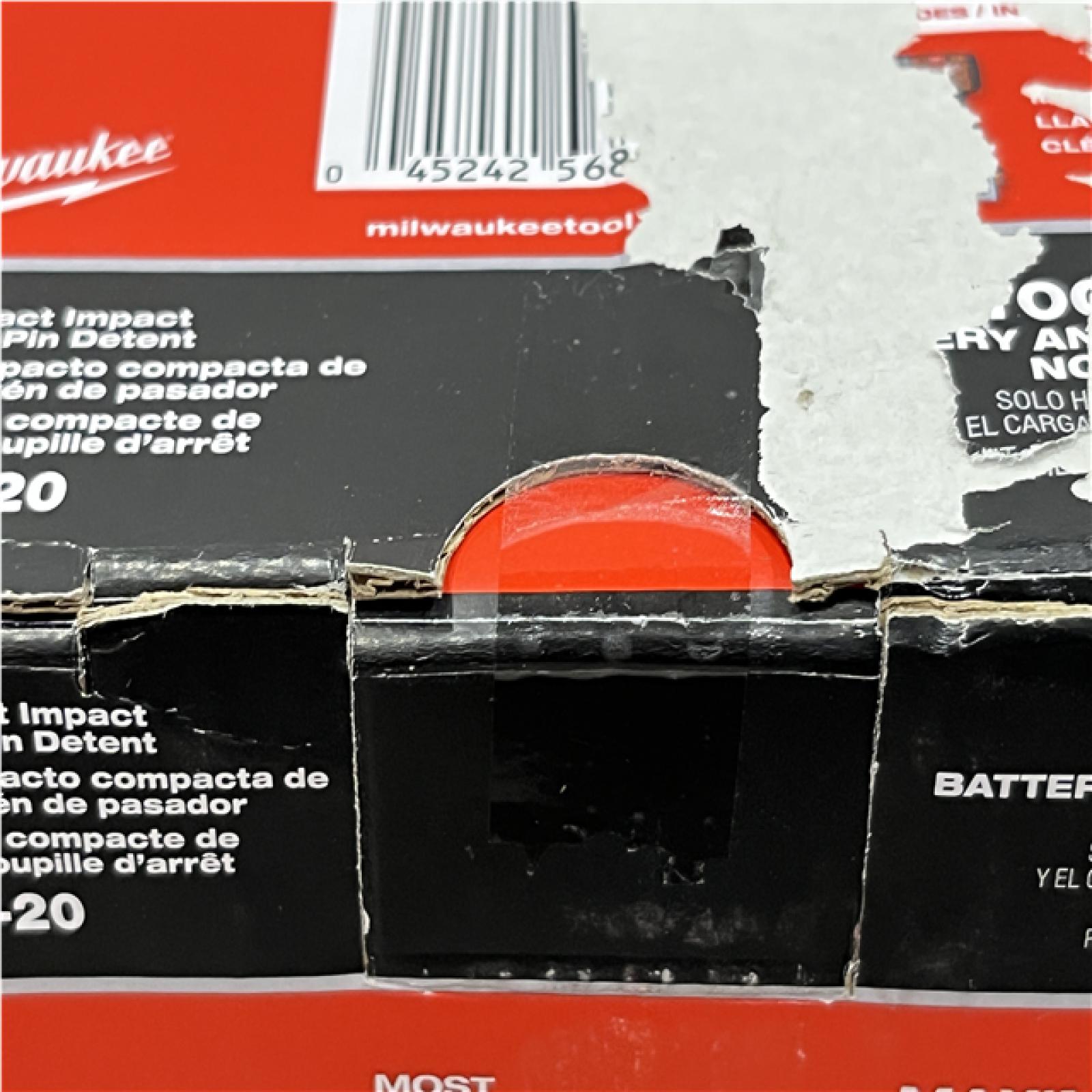 NEW - Milwaukee Cordless Compact Impact Wrench with Pin Detent (Tool-Only)
