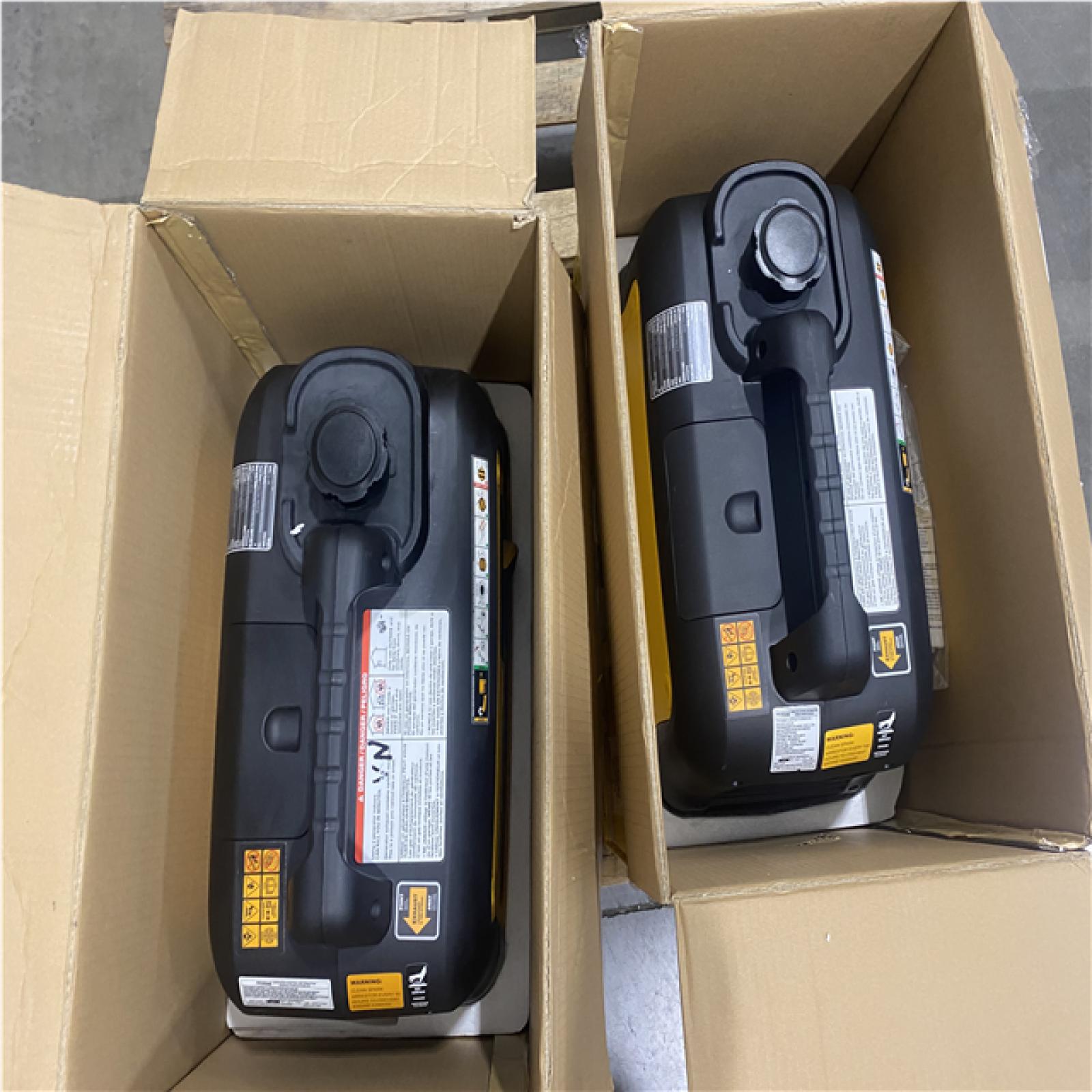 Dallas Location - As-Is DEWALT 2200W Portable Inverter Generator  DXGNI2500(Lot Of 2)